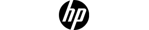 HP black logo