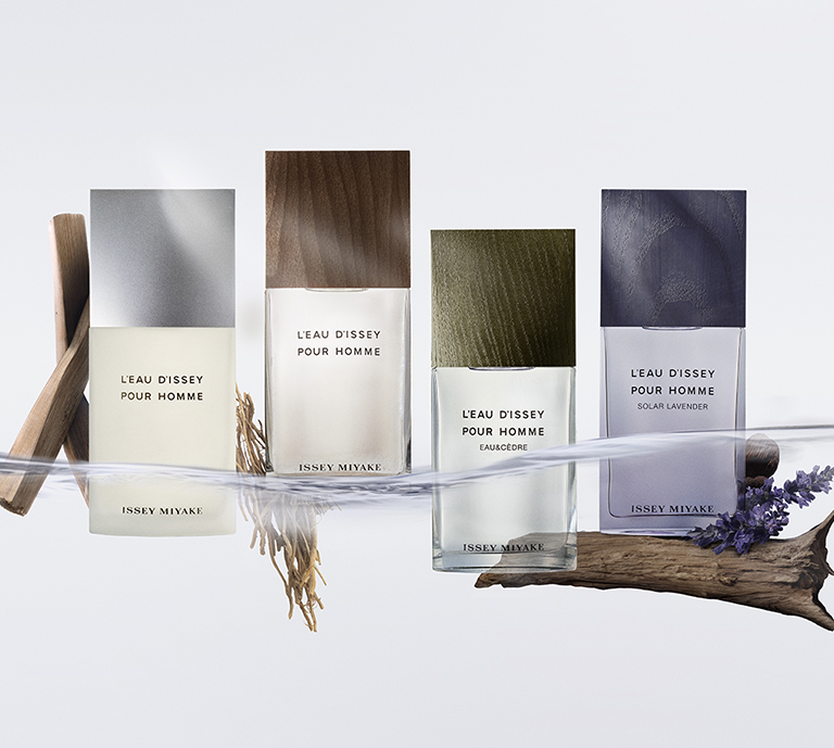 four men's fragrances by Issey Miyake