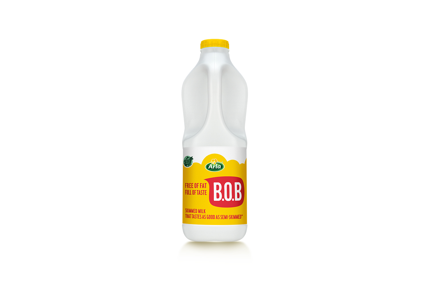 Arla B.O.B skimmed milk is a lovely little ray of sunshine in the dairy aisle, a fat free skimmed milk that tastes as full flavoured as semi skimmed.