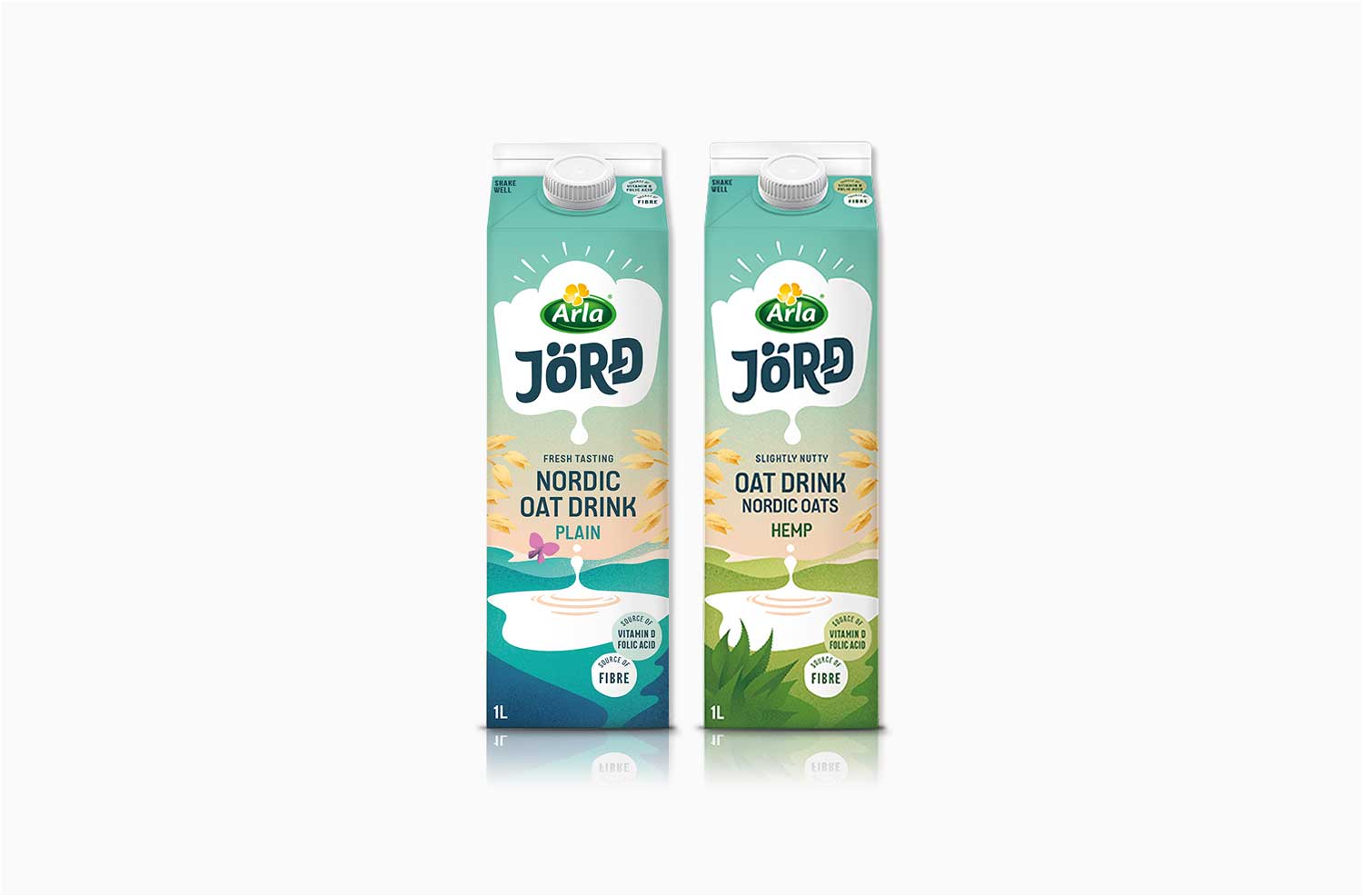 Embrace​ the exceptional​ taste of Nordic​ and deliciously oat based drinks with Arla Jord.