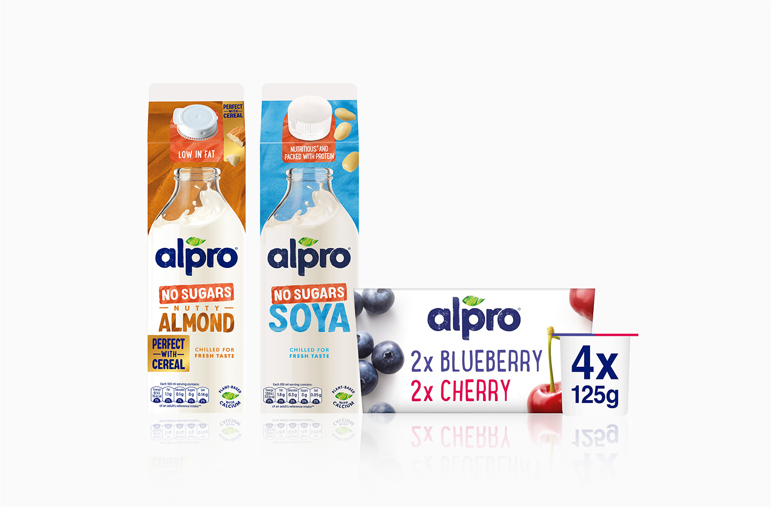 Image of Alpro Milks and yoghurt